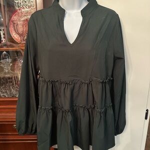 Elegant Green Women's Top